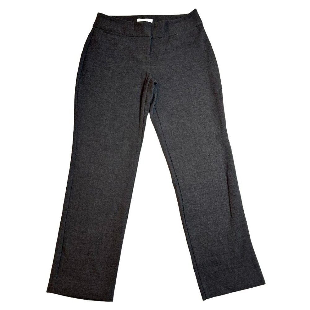 Talbots Women's Curvy Fit Petite Dress Pants Size 6P Charcoal Gray